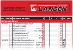 lången resultat|Oddset Lången » Allt om Lången från Svenska Spel.